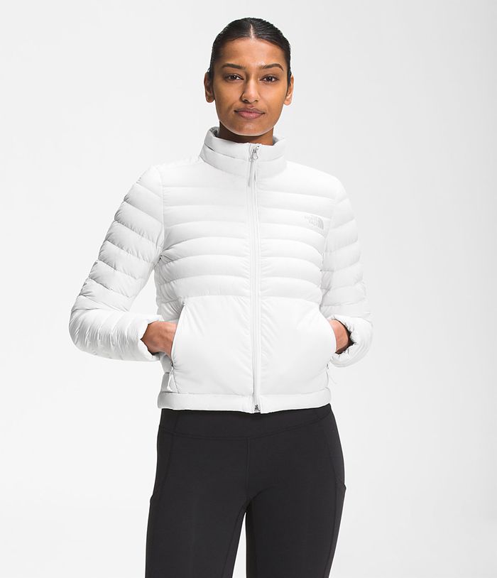 The North Face Winterjas Dames Stretch Seasonal UJYV13029 - Wit